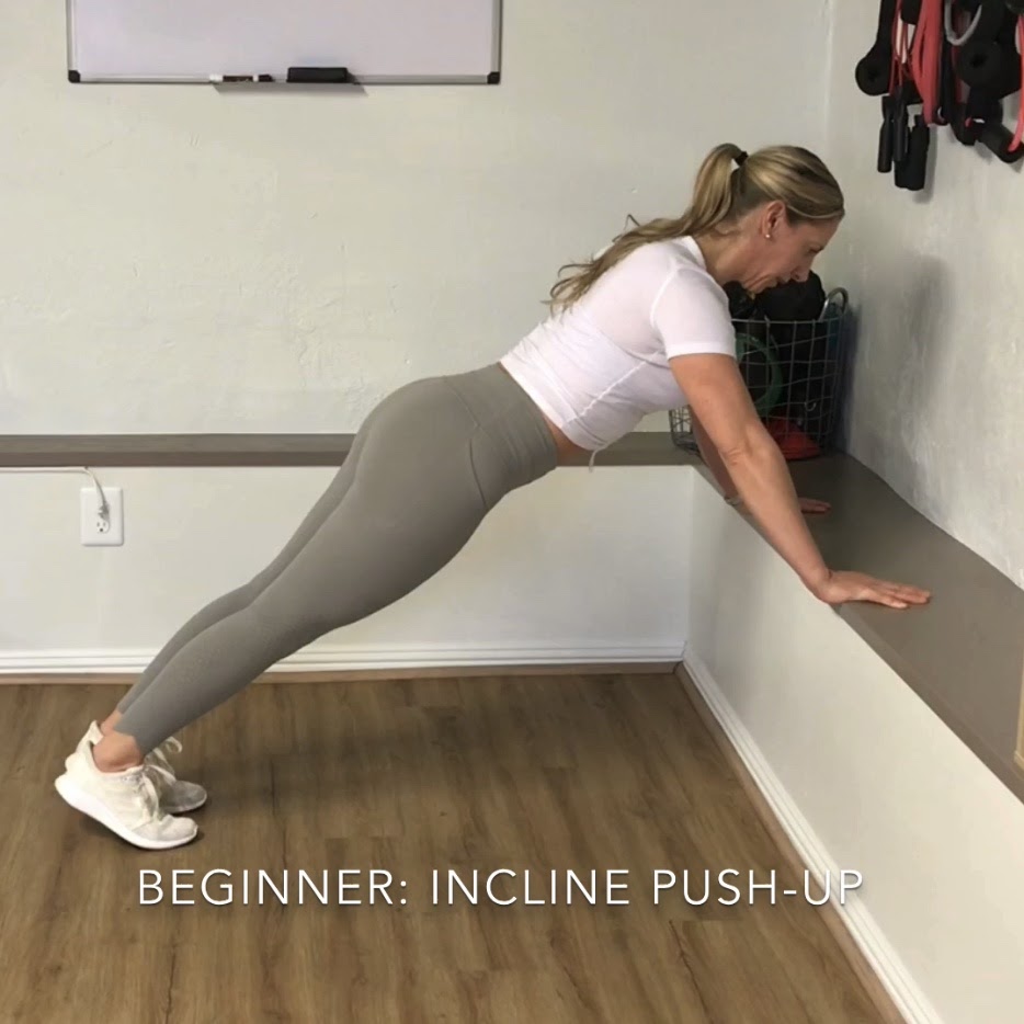 Incline push-up