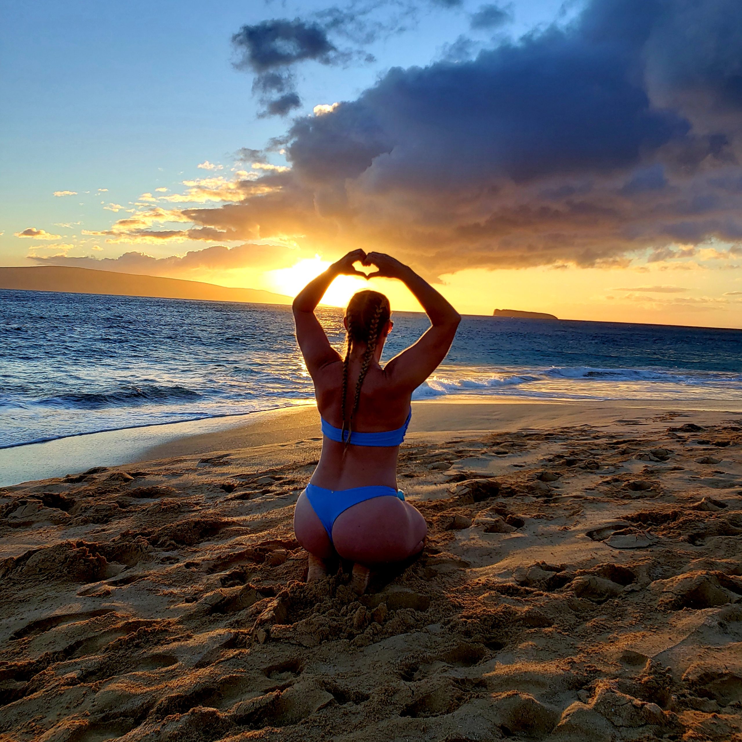 Julie on the beach