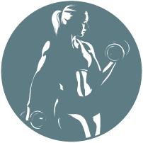 Julie's garage gym logo