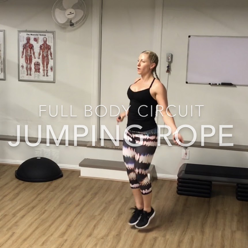 Julie jumping rope