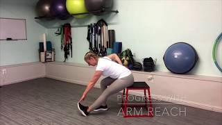 Arms reach exercise