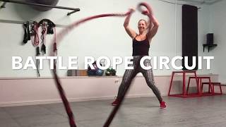 Battle rope circuit