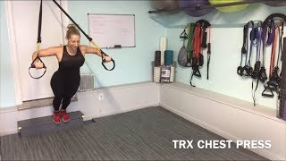 TRX chest press